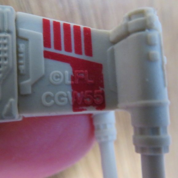 Vtg STAR WARS X-Wing Fighter Die Cast & Hard Plastic Miniature LFL CGW55(K155) - Picture 5 of 5